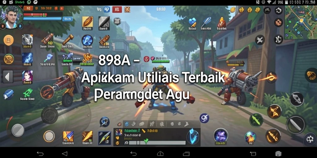 Tampilan antarmuka 898A yang sederhana dan mudah digunakan.