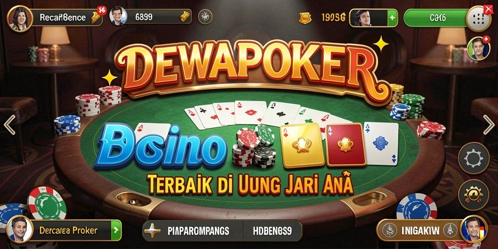 Gameplay seru DEWAPOKER dengan berbagai pilihan permainan Kasino.