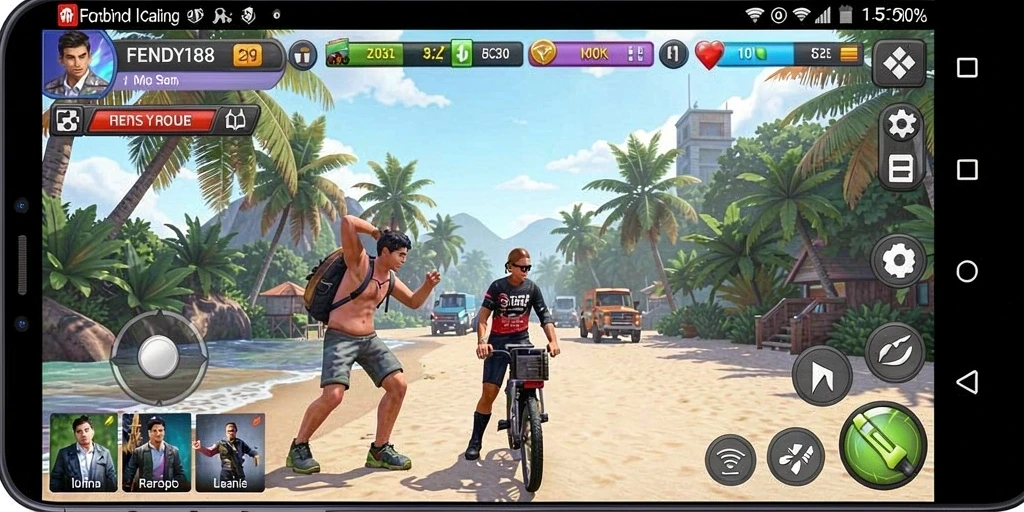 Screenshot utama FENDY188 menampilkan gameplay seru dan penuh warna.