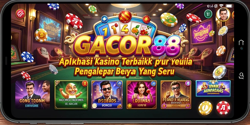 Tampilan gameplay Kasino yang menarik dalam GACOR88.