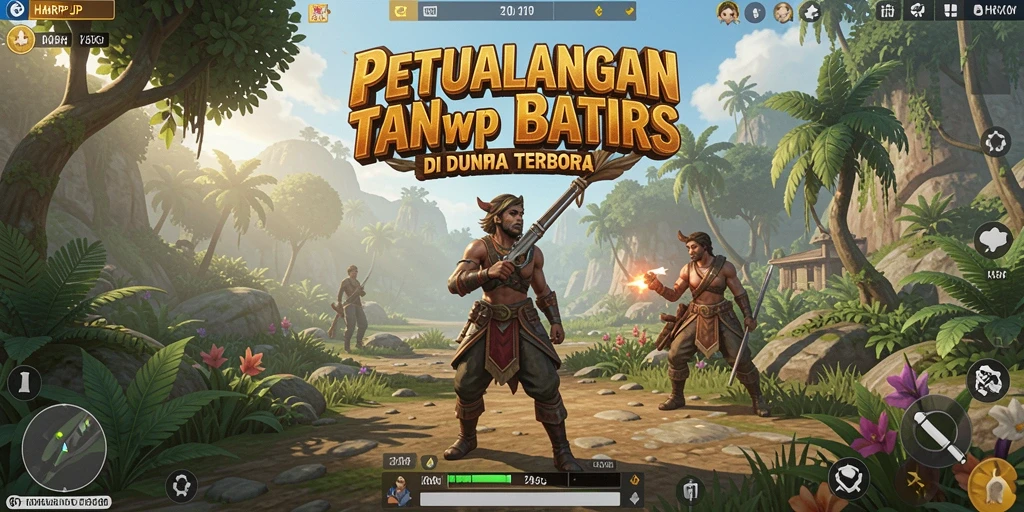 Menampilkan momen seru dalam gameplay Open World HARAPJP.