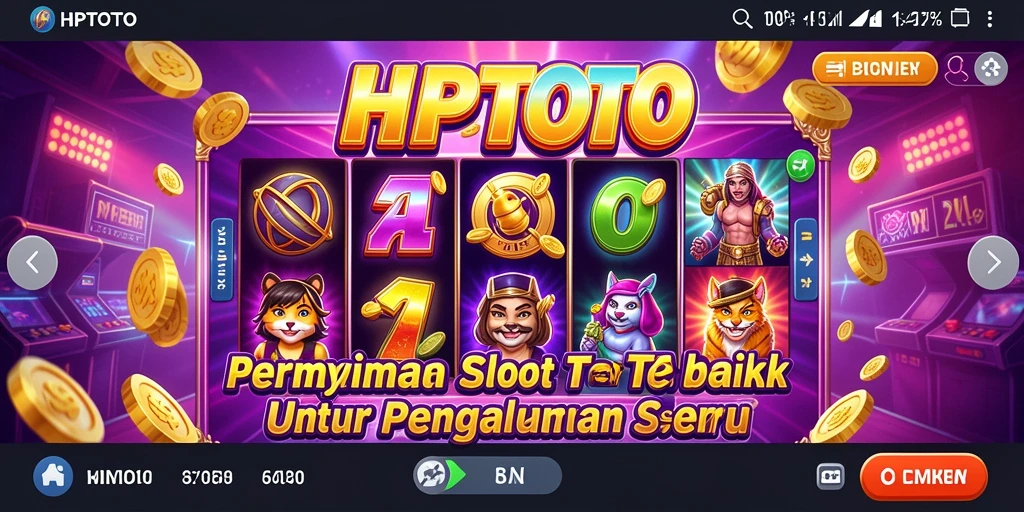 Tampilan gameplay HPTOTO yang memukau dengan berbagai slot menarik.