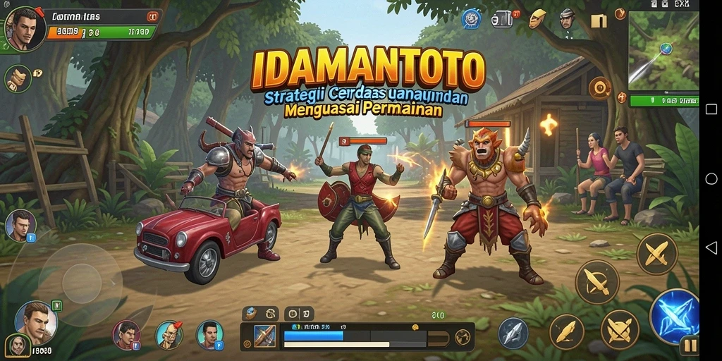 Tangkapan layar IDAMANTOTO menampilkan aksi strategi yang mendebarkan.