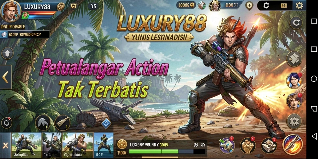 Tampilan gameplay menarik dari LUXURY88 dalam aksi.