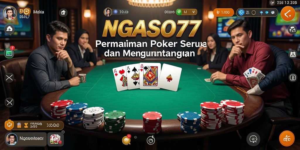 Tampilan gameplay dari NGASO77 yang menarik dan interaktif.