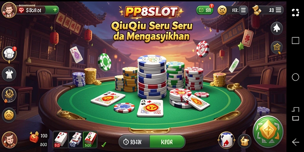 Gameplay seru QiuQiu di PP8SLOT dengan kartu yang menarik.