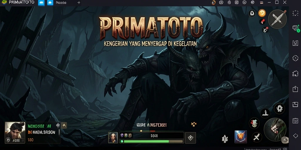 Tangkapan layar menampilkan momen menegangkan dalam gameplay PRIMATOTO.