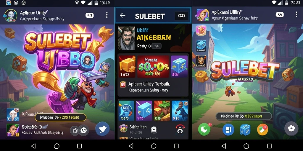 Tampilan antarmuka SULEBET yang intuitif dan modern.