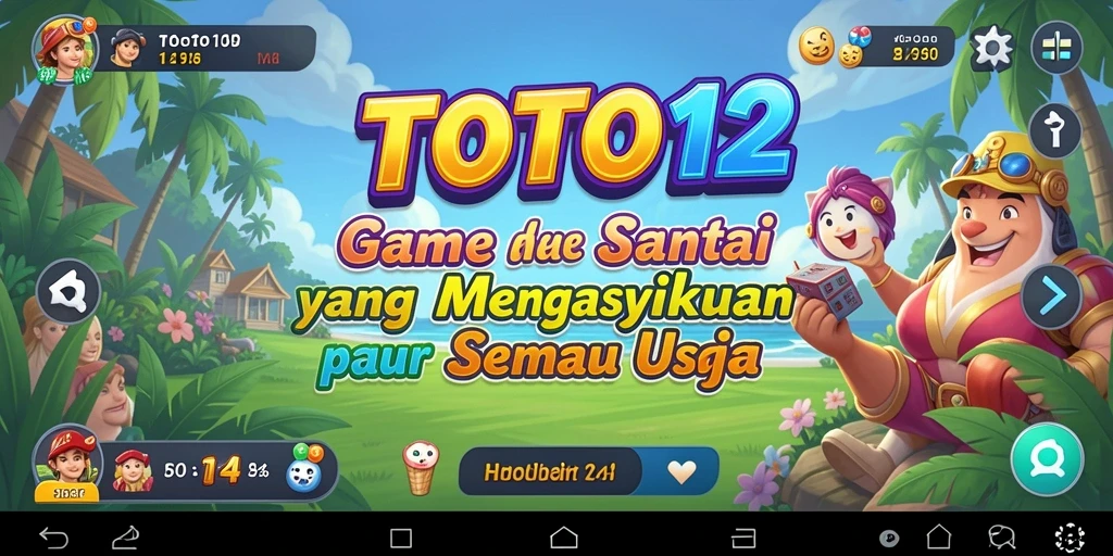 Screenshot TOTO12 yang menunjukkan gameplay menarik dan interaktif.
